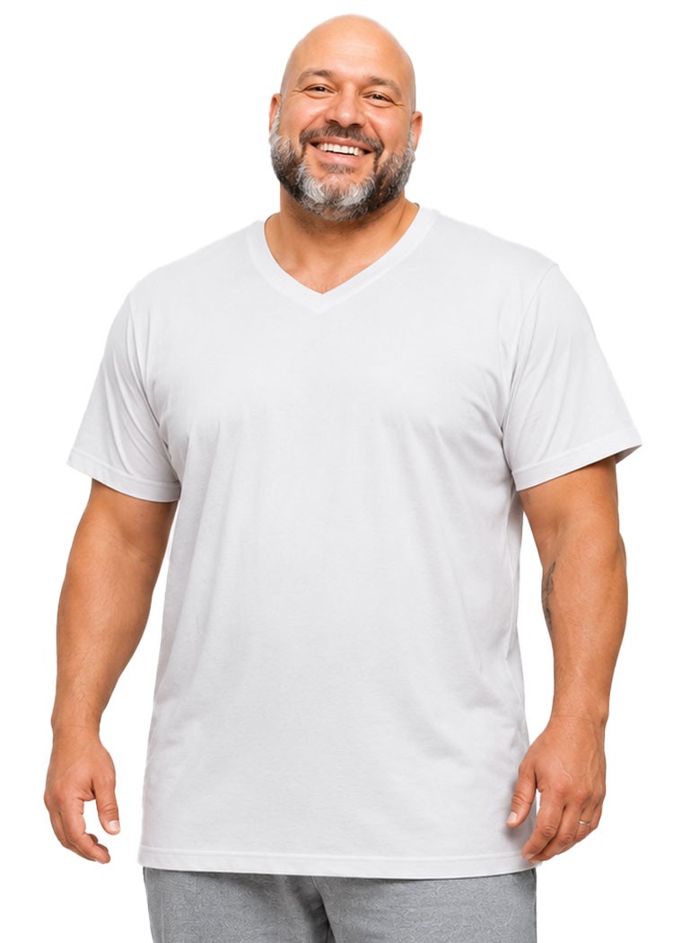 men’s underwear PLUS SIZES t-shirt stretch cotton from 2XL to 10XL
