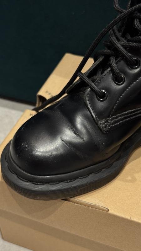 Women Dr. Martens Boots Black Leather 36 #3L2D