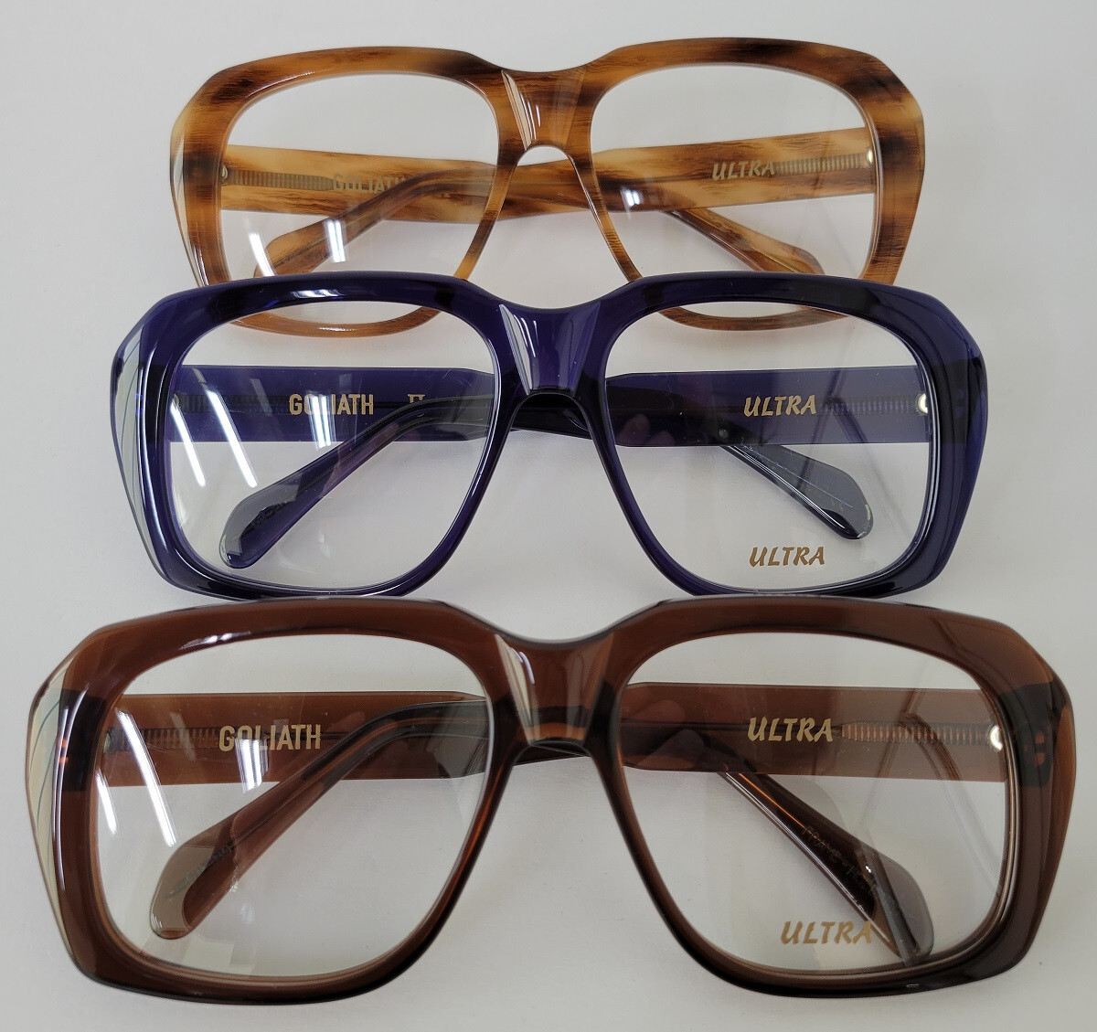 Ultra Goliath II / 2 Eyeglasses 3 Rare Color’s Size 62m X-Large Authentic New