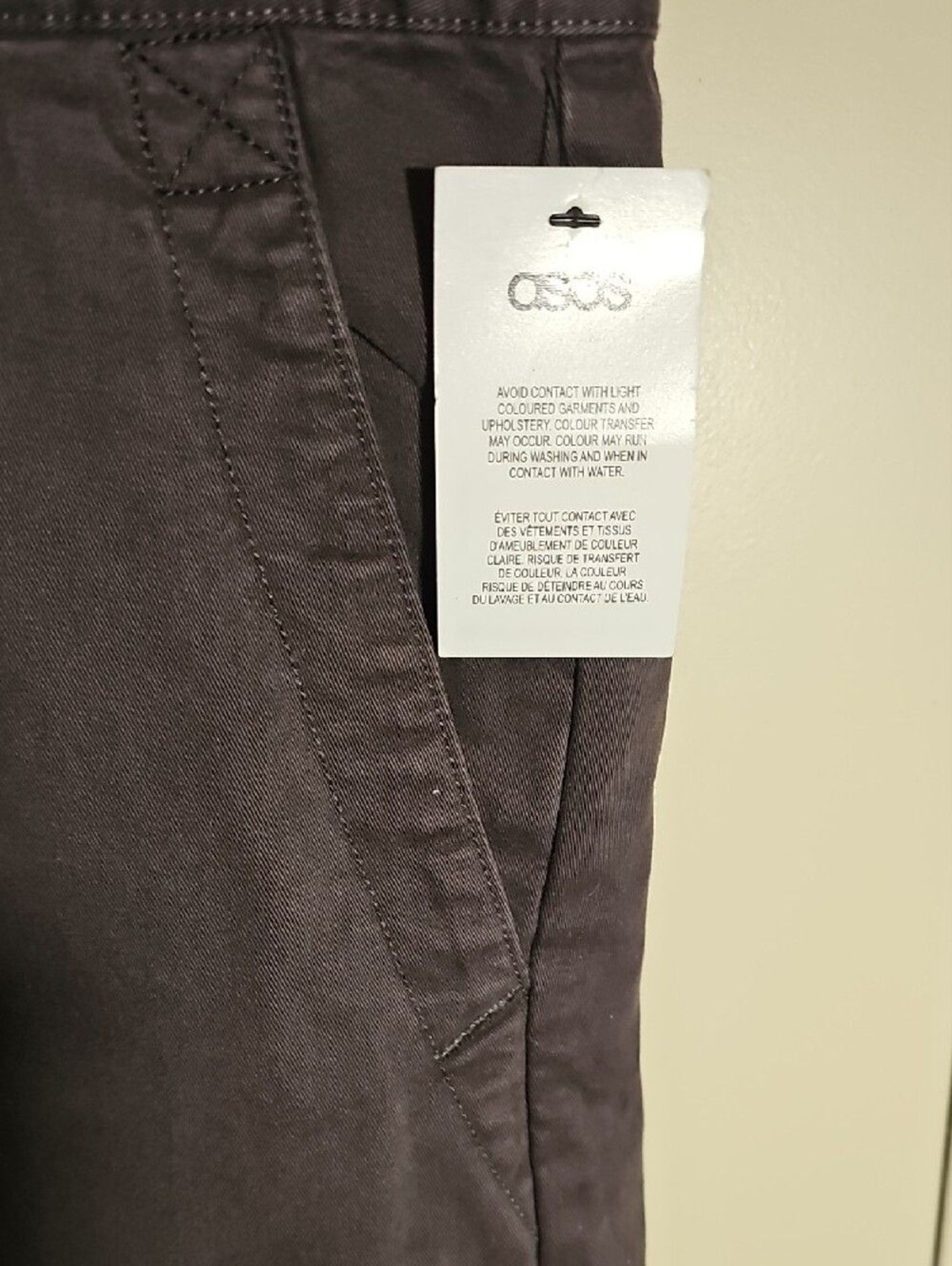 ASOS Men’s Cargo Pants in Charcoal Gray Size 38W 32L Reg.