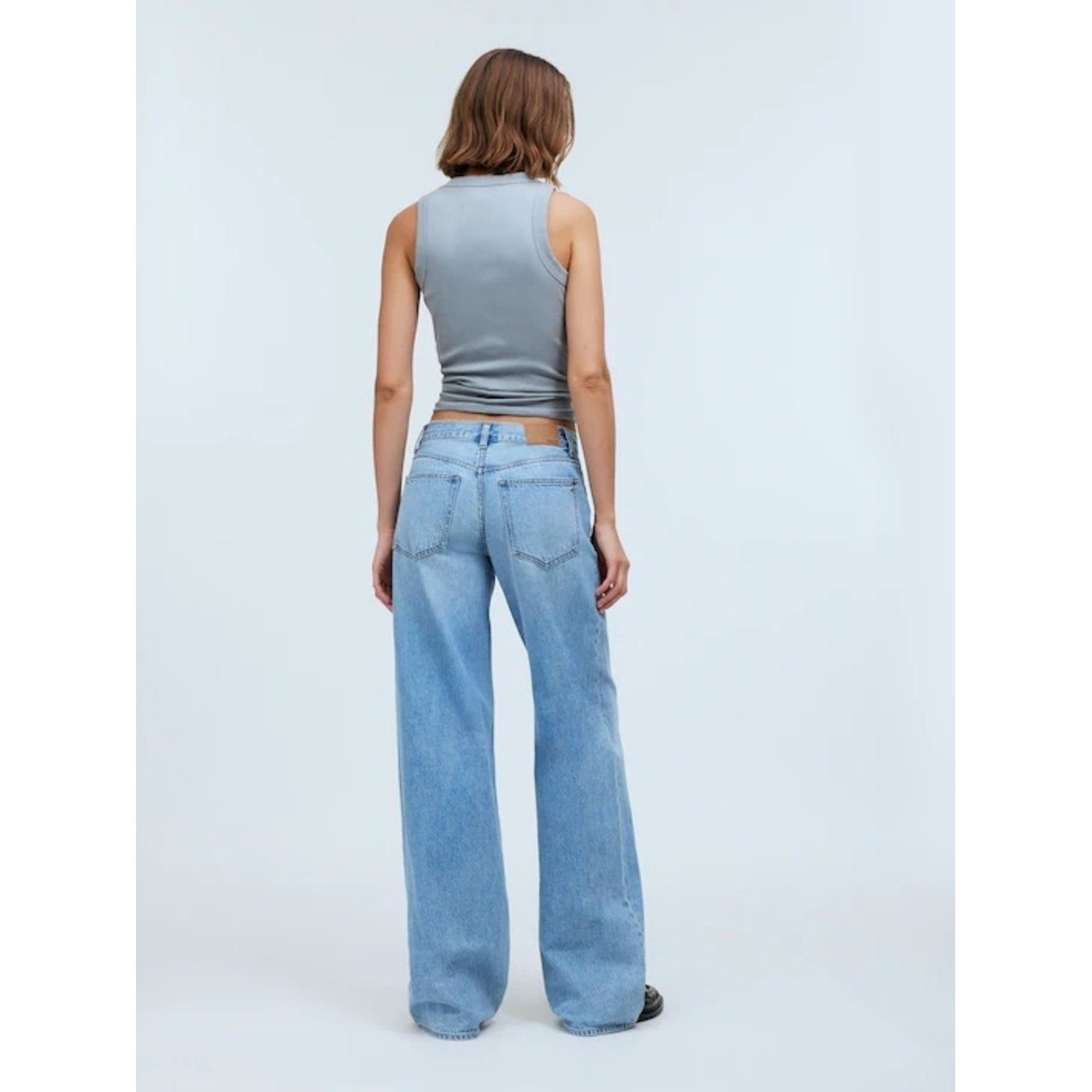 Madewell Low-Rise Super Wide Leg Jeans Womens 23