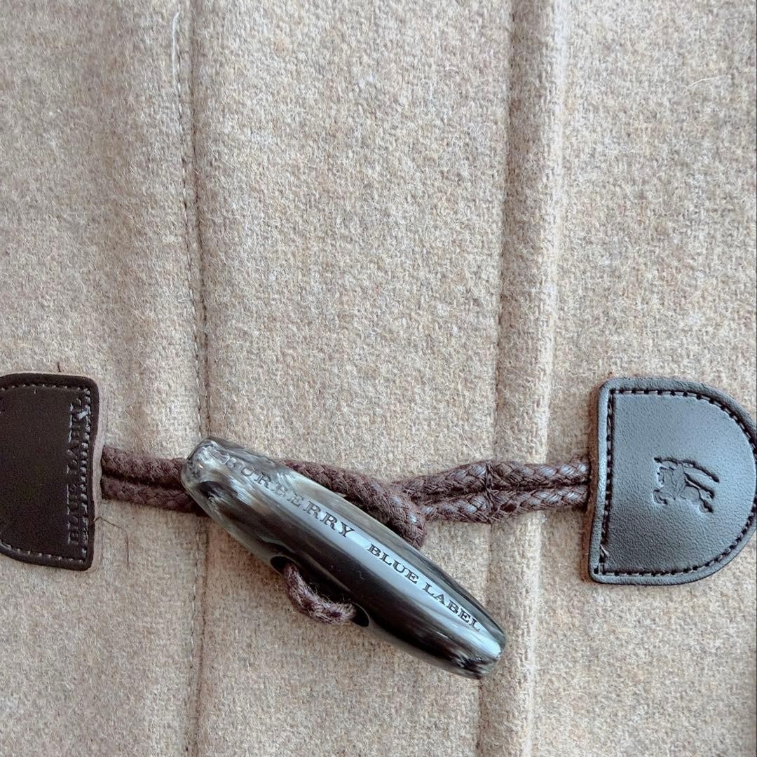 Burberry Blue Label Duffle Coat Camel with Hood Nova Check