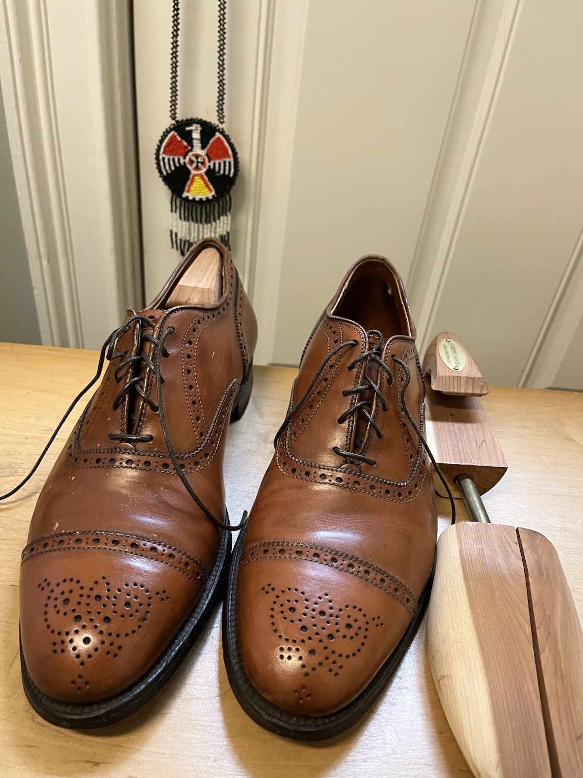 ALDEN BROGUES SIZE 12 SEE PICTURES