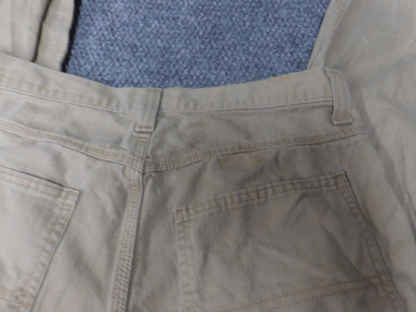 Saddlebred Mens Jeans 30×31 Beige straight blue Denim regular carpenter