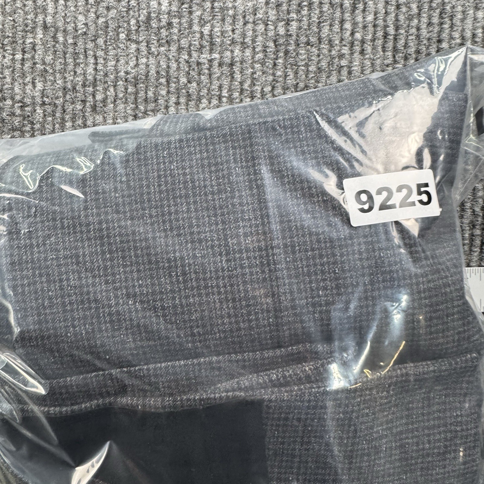 Vintage Pierre Cardin Suit 40 Gray Wool Nailhead Double Breasted Pleated 28×30