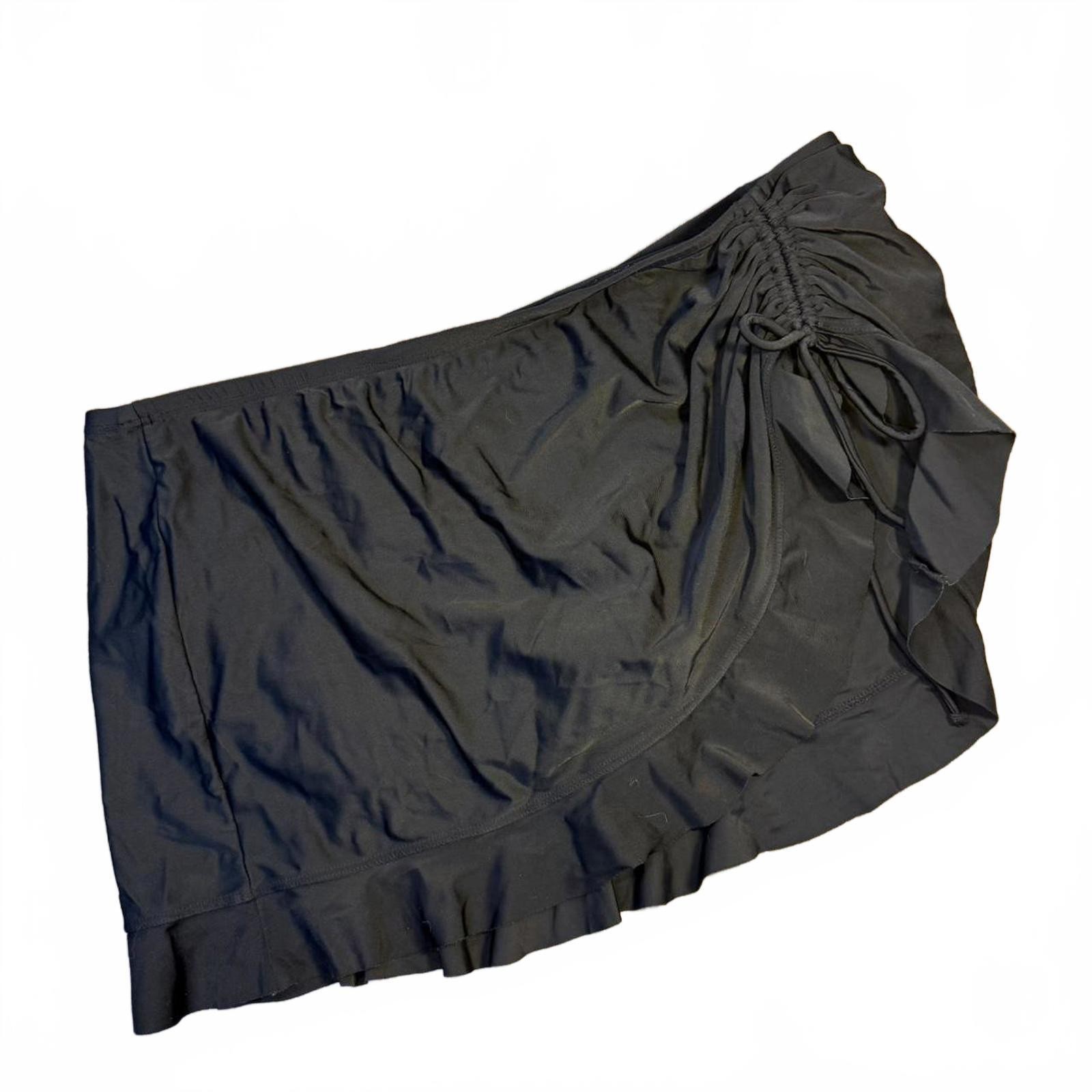 Croft & Barrow Ruched Swim Skirt Bottom Size 16