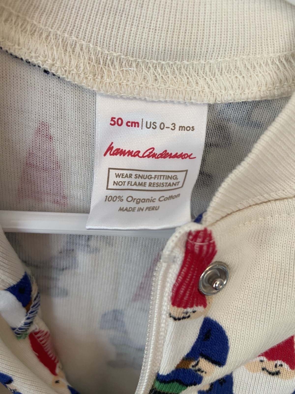 Hanna Andersson Organic Cotton Sleeper One Piece x6 ✨ Gnome ✨ varies sizes 0-12M