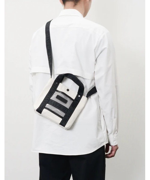 Master-Piece Masterpiece MSPC shuttle Shoulder Bag White 310054