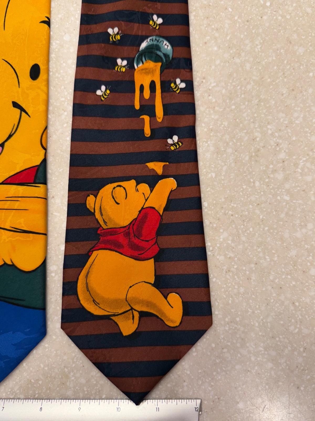 3 Vintage Ties featuring Winnie the Pooh from a Teacher’s Tie Collection
