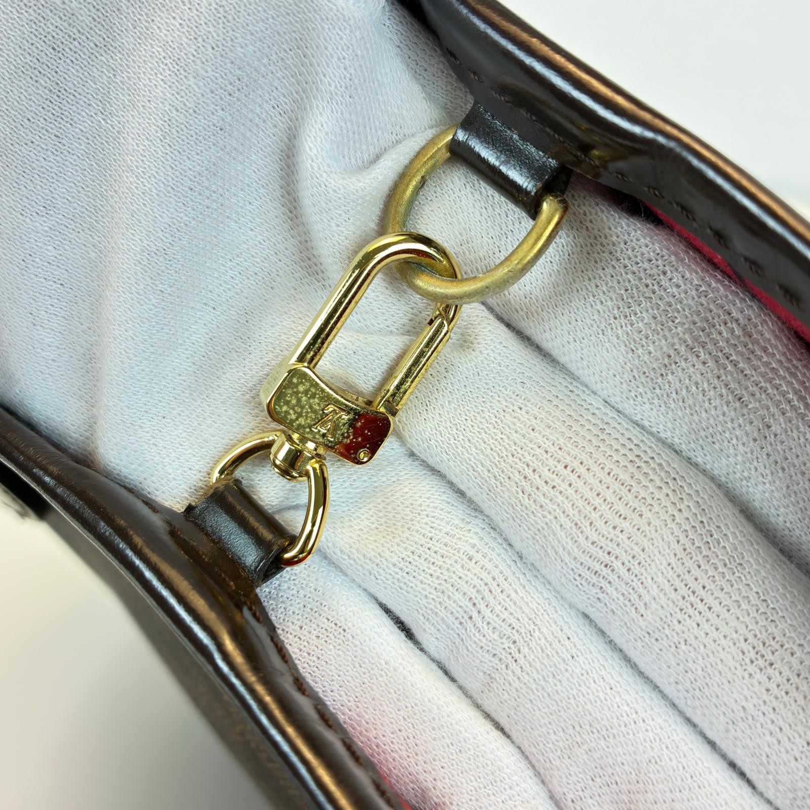 LOUIS VUITTON Never full PM Tote Bag N51109 Damier canvas Brown
