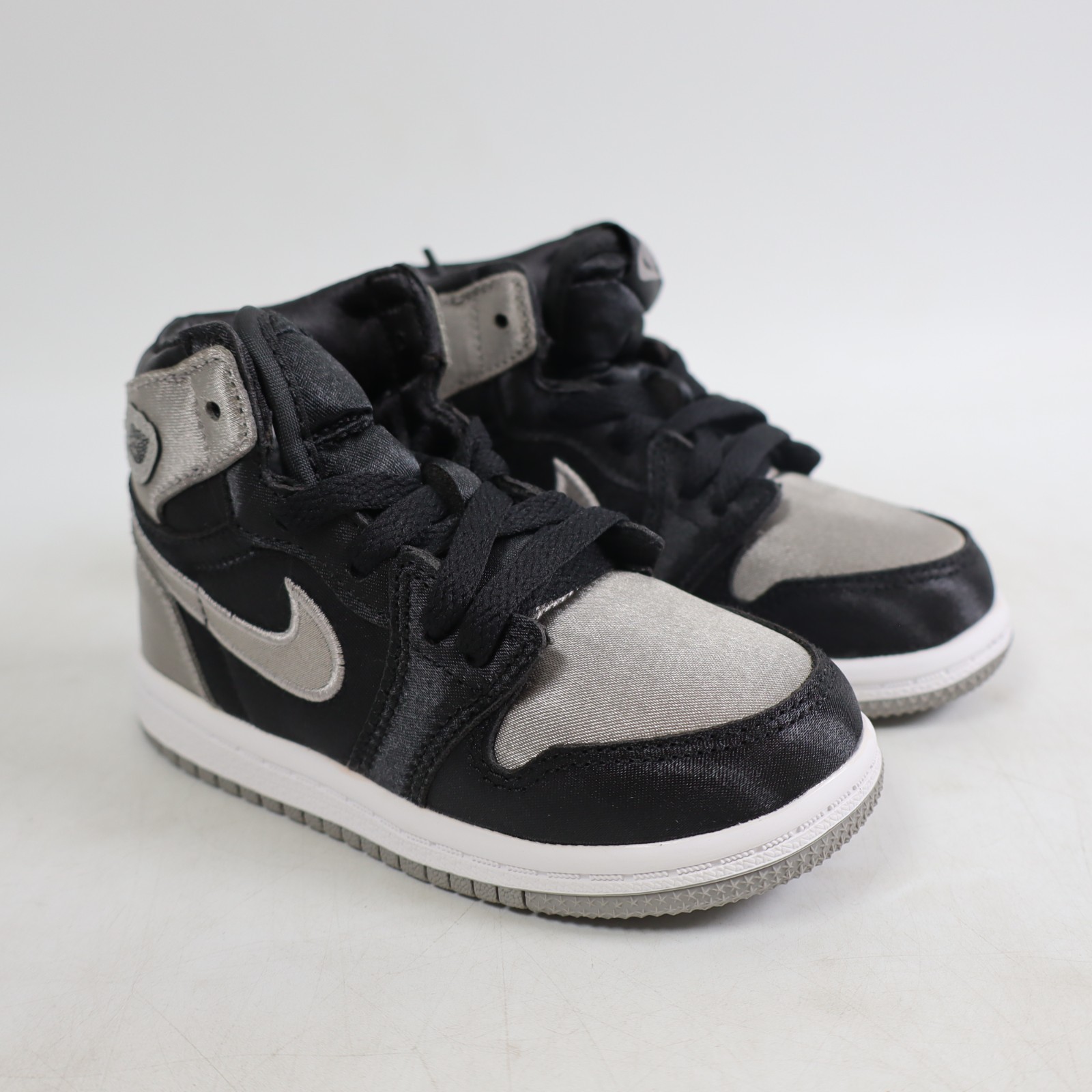 Nike Air Jordan 1 Retro High OG Satin Shadow Black Grey FD5305-010, Size 7C