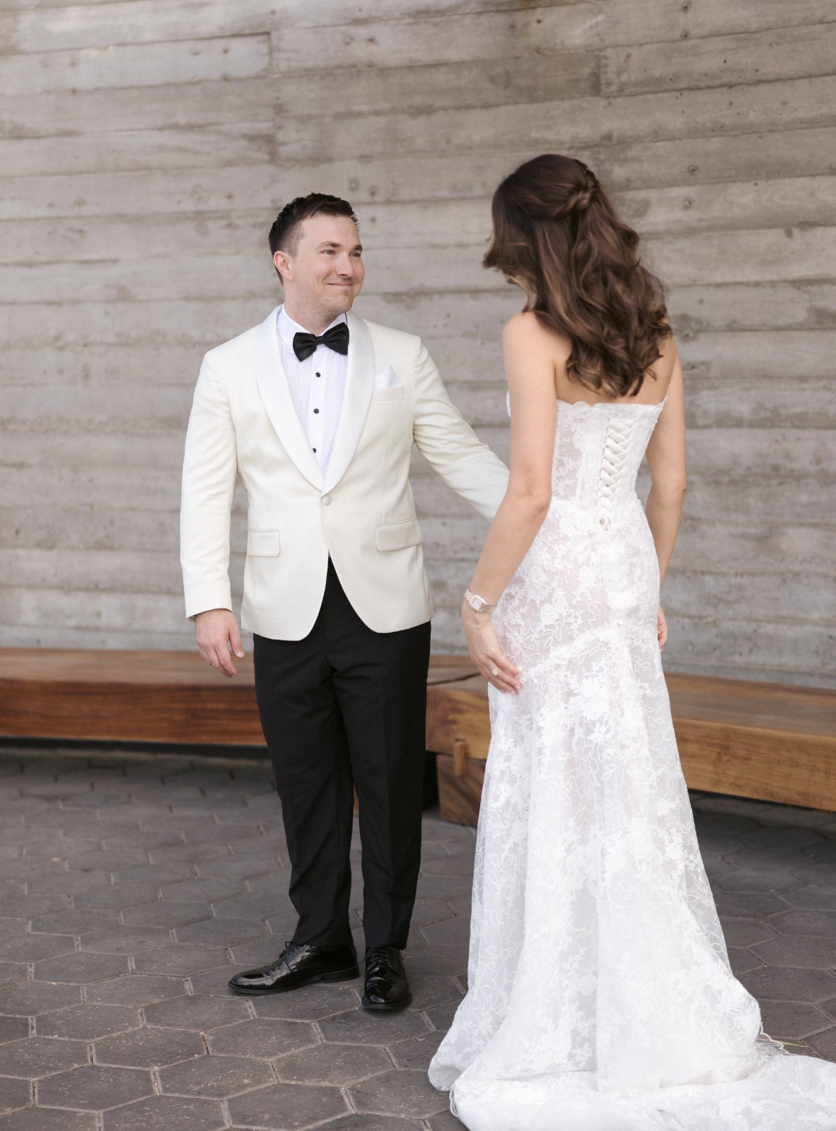 Custom Netta BenShabu Holland Inspired Wedding Dress + Overskirt & Veil Size 4