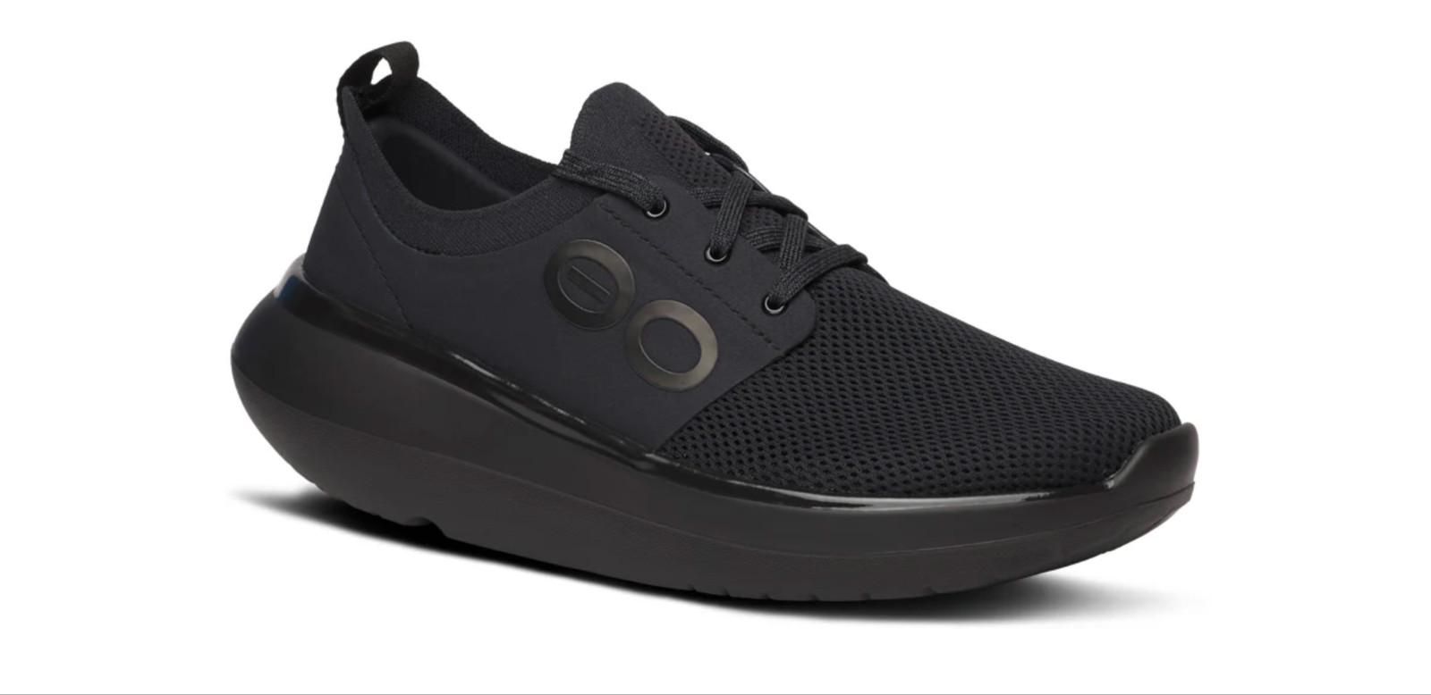 New OOFOS Women’s OOmy Stride – Black – All Sizes – Ships Free Only $62.89!