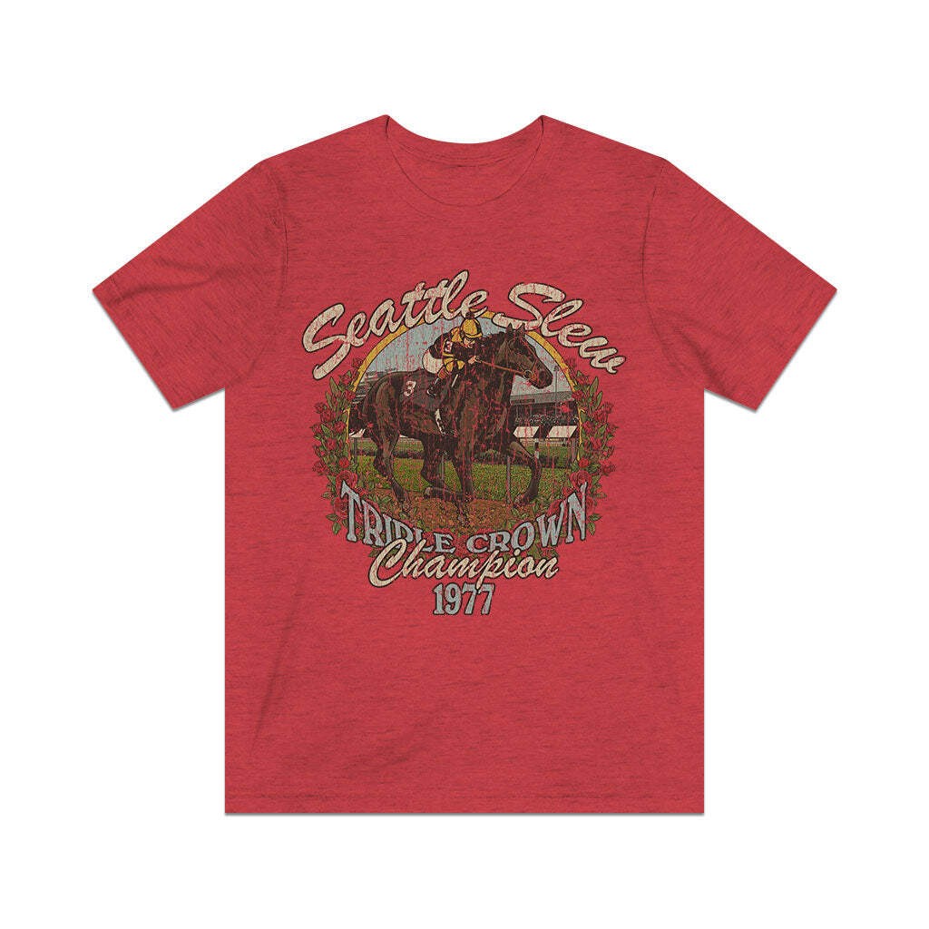 Seattle Slew Triple Crown 1977 Vintage Men’s T-Shirt