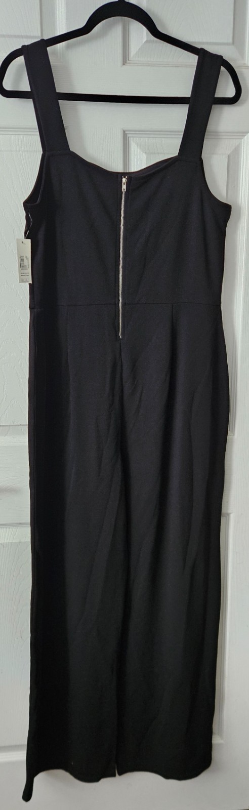 No Boundaries black romper pantsuit size XL 15-17, 100% recycled polyester #1024