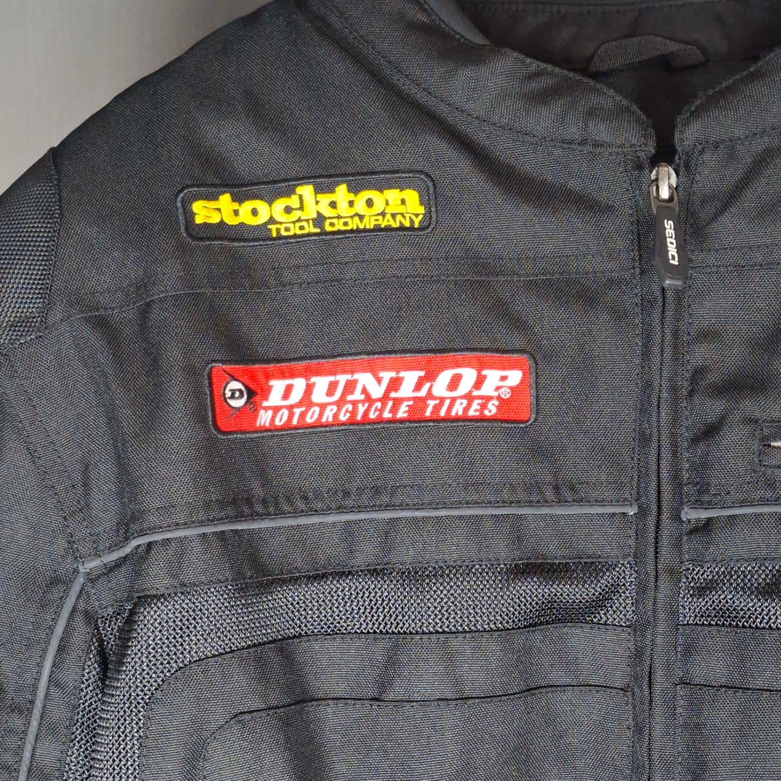 Sedici Podio SEDM17 Motorcycle Jacket Mens 2XL Black Armored Mesh Liner