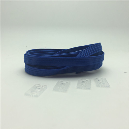 1 pair No Tie Tieless Lazy Elastic Flat Shoe laces System strings for athletic
