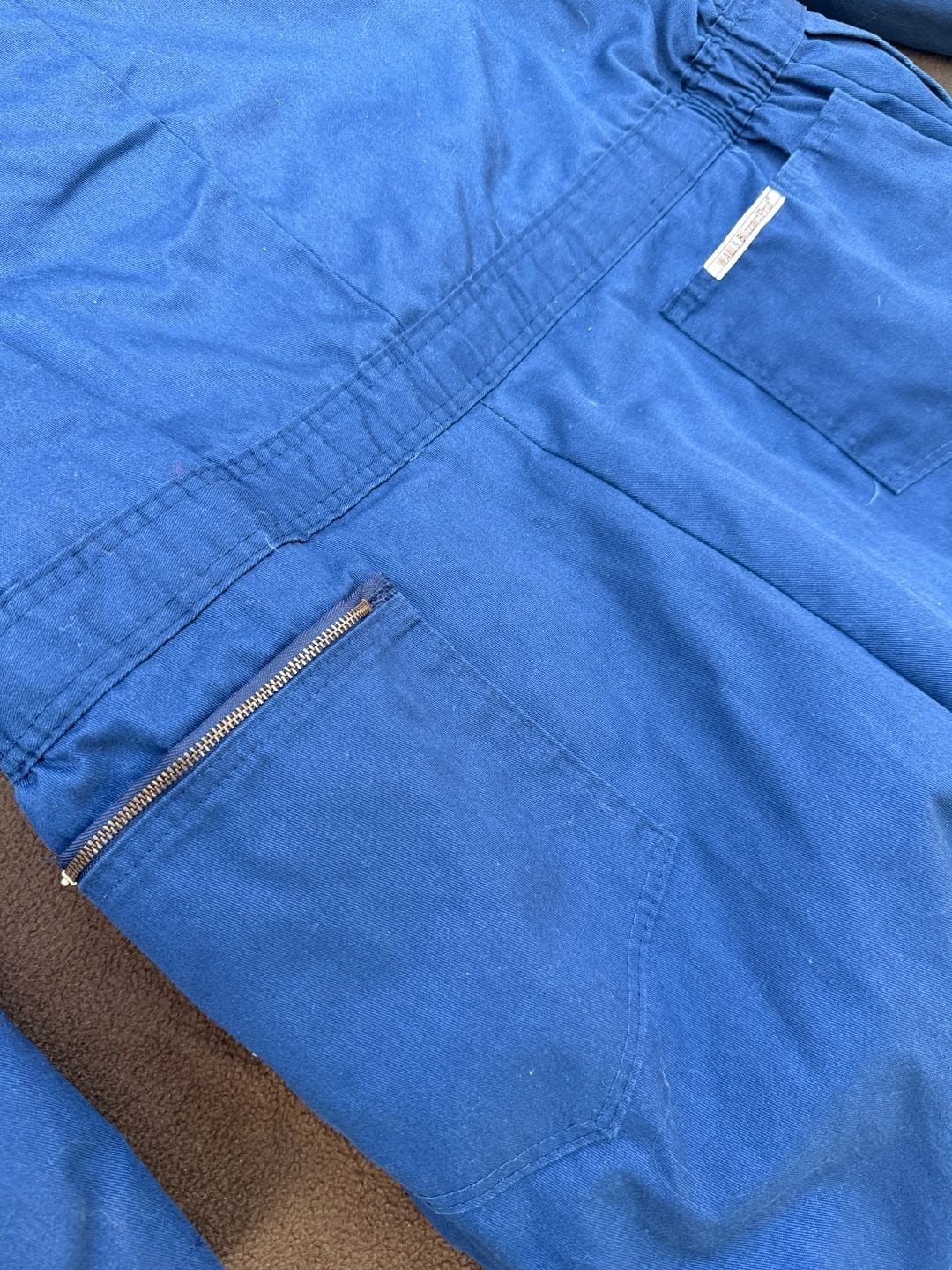 Vintage Walls Blizzard-Pruf Insulated Coveralls 2XL Tall Blue Quilted Lined
