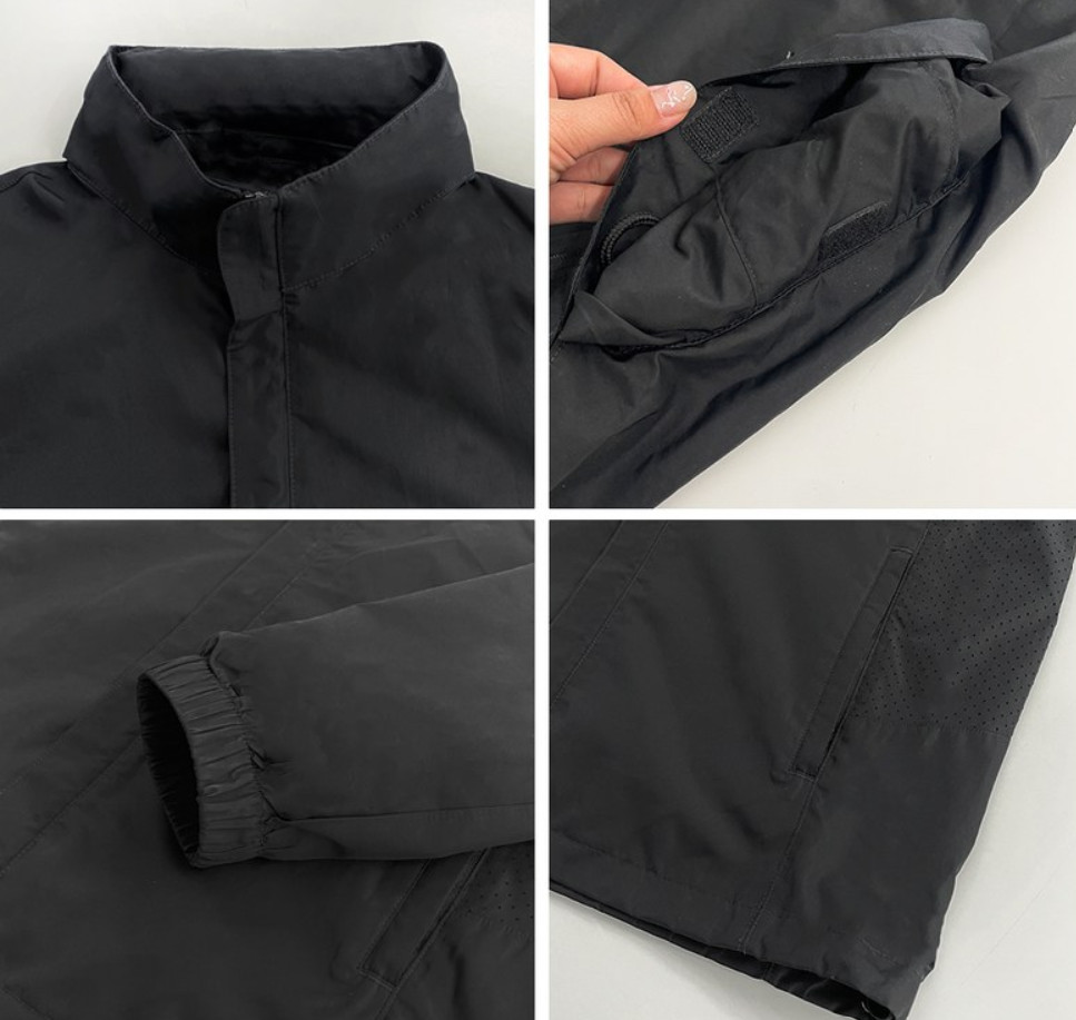 Korean Army R.O.K.A Windbreaker Jacket Black Military Training Jacket (3Color)