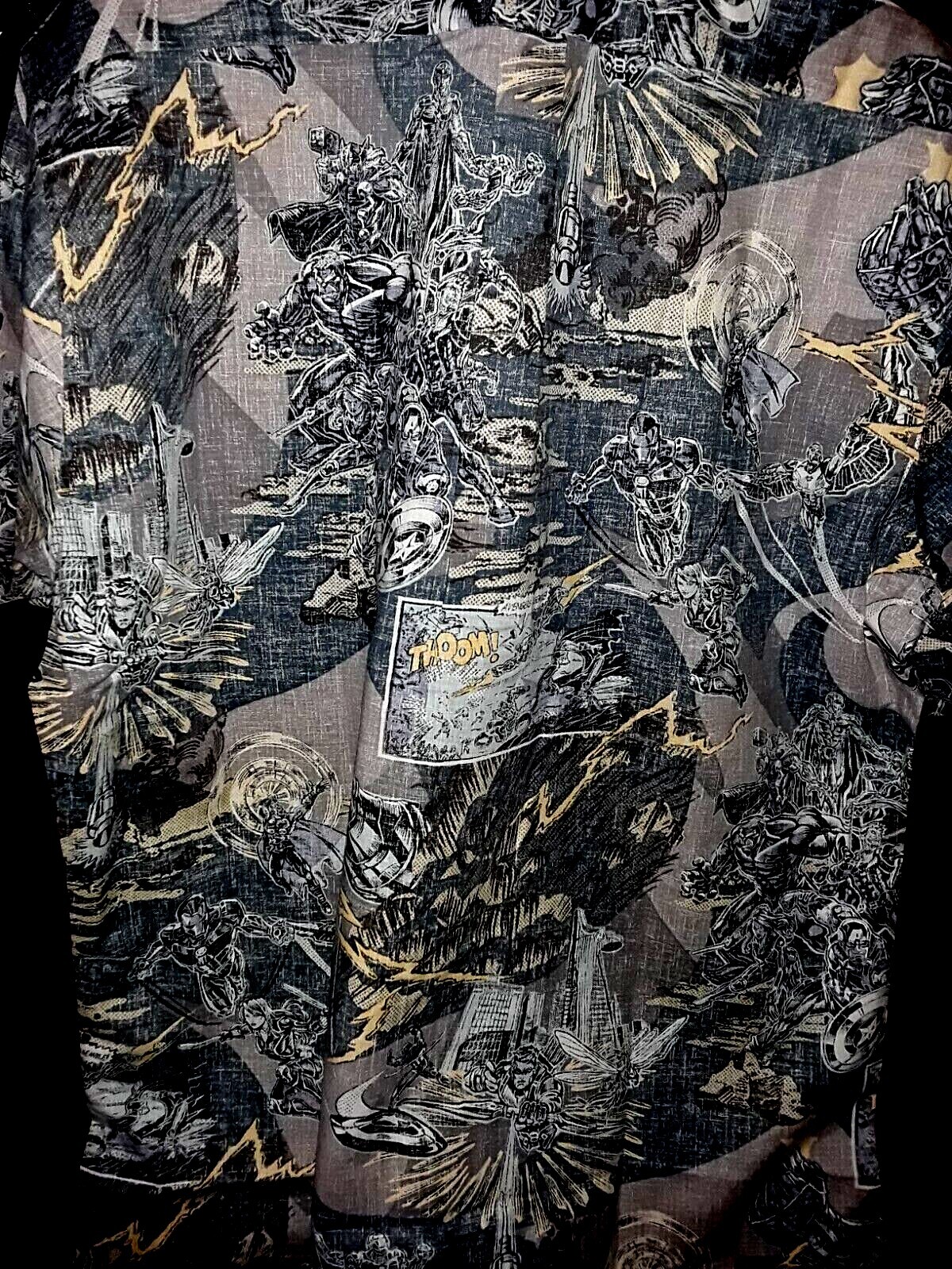 Reyn Spooner Men’s MARVEL AVENGERS AS CLSC BT Full Button Slate Shirts