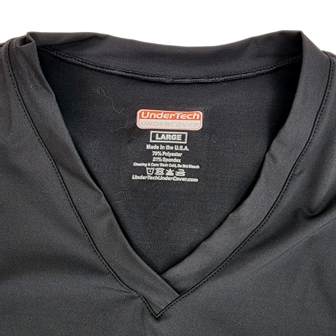 UnderTech Undercover Compression Shirt Large Concealed Carry Ambidextrous Black