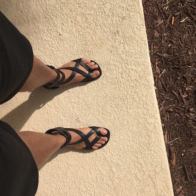 Men’s black gladiator sandals Handmade in Italy