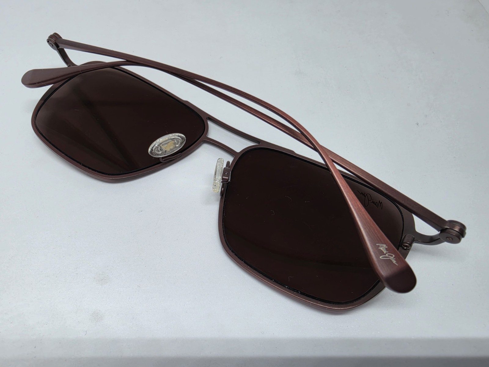 Maui Jim Beaches MJ 541 07 Titanium Matt Burgundy Frame, Maui Sunrise Polarized