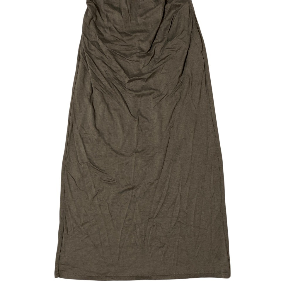 24SS MIESROHE Washable Twist Cut Narrow Dress MWCO242038 Size 1 Gray Women USED