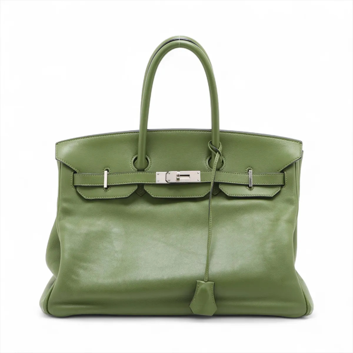 Hermès Birkin 35 Le Tournay Veau Swift Pelouse Silver Metal Fittings □M: 2009