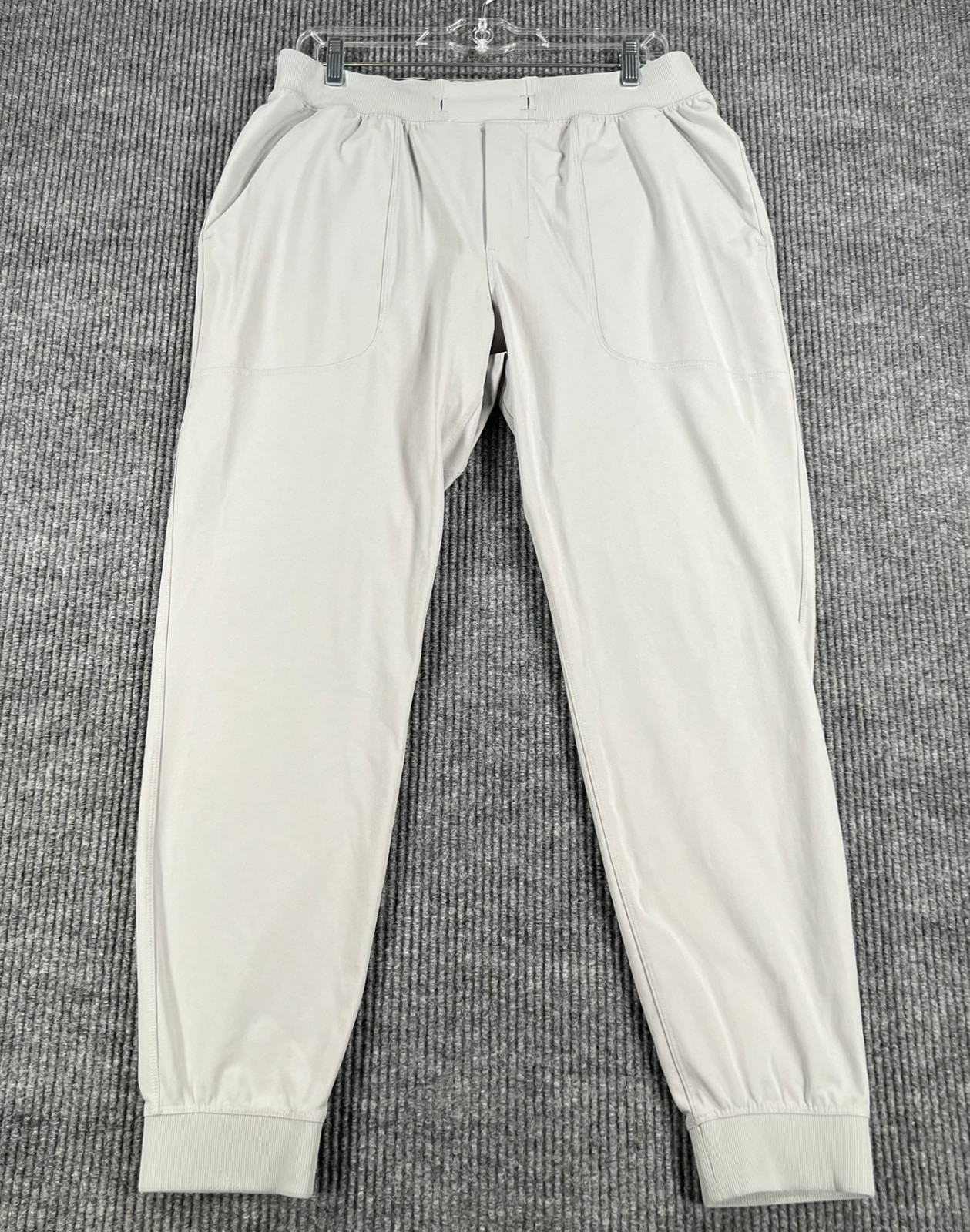 Lululemon Jogger Pants Mens Size Large Gray Active Drawstrings Pockets Casual