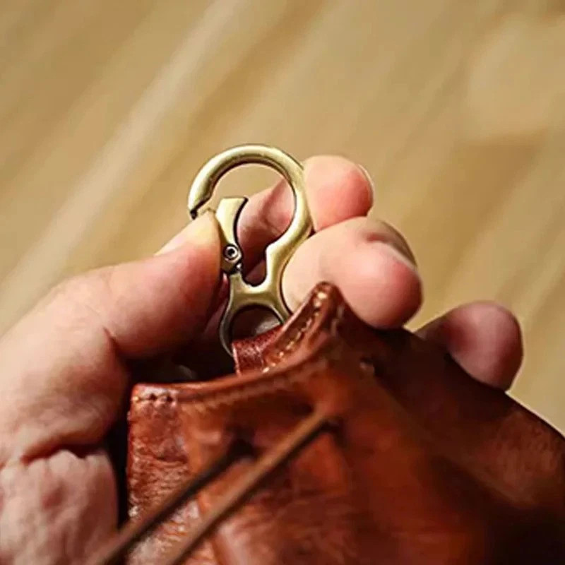 Leather Drawstring Coin Pouch Wallet Small Purse Case for Men & Women