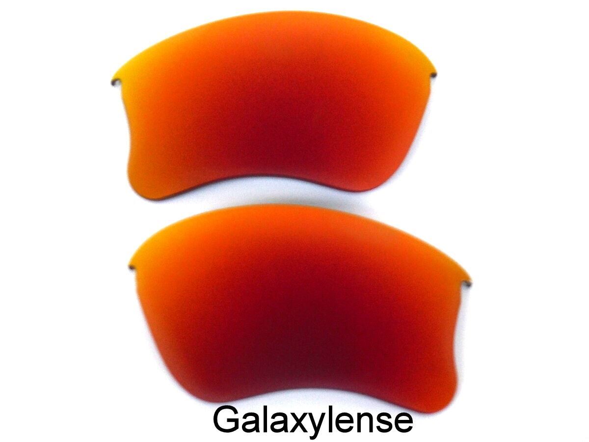 Galaxy Replacement Lens For Oakley Flak Jacket XLJ Sunglasses Fire Red Polarized