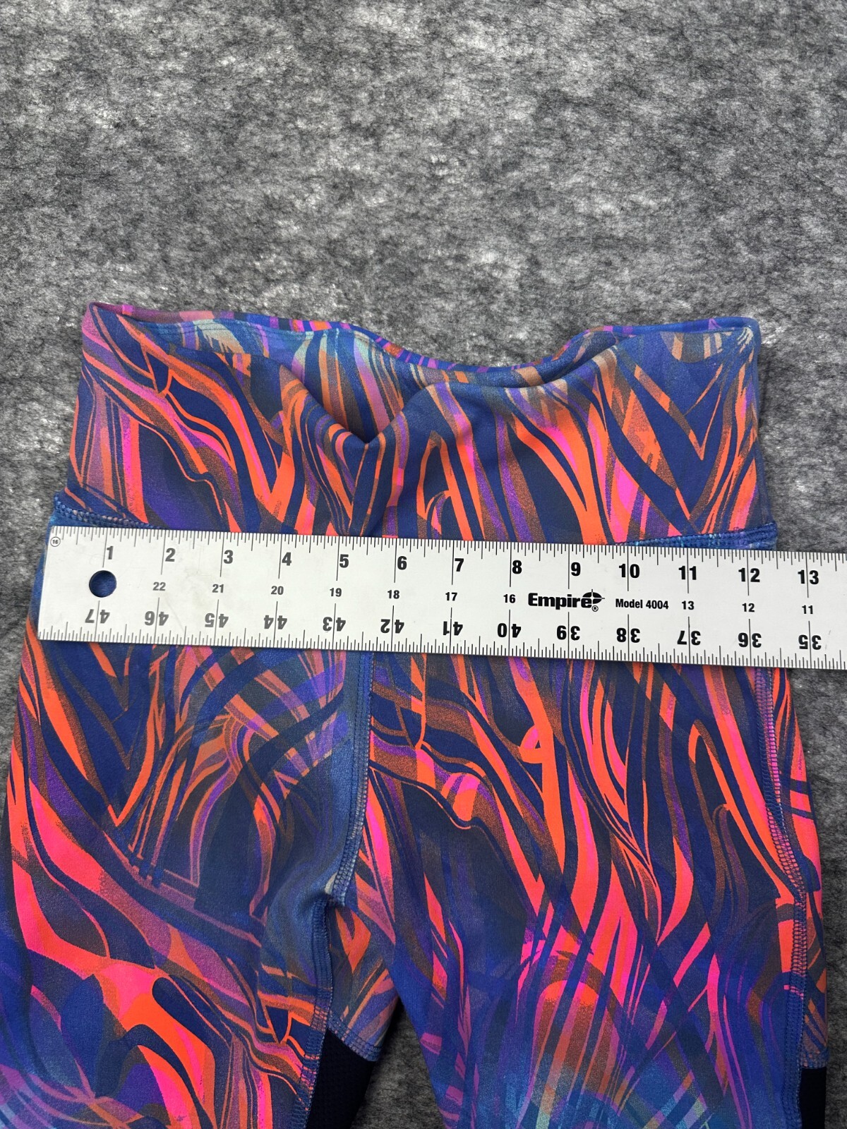 SOULCYCLE Size Medium Ladies Blue Polyester/Spandex Mix Leggings