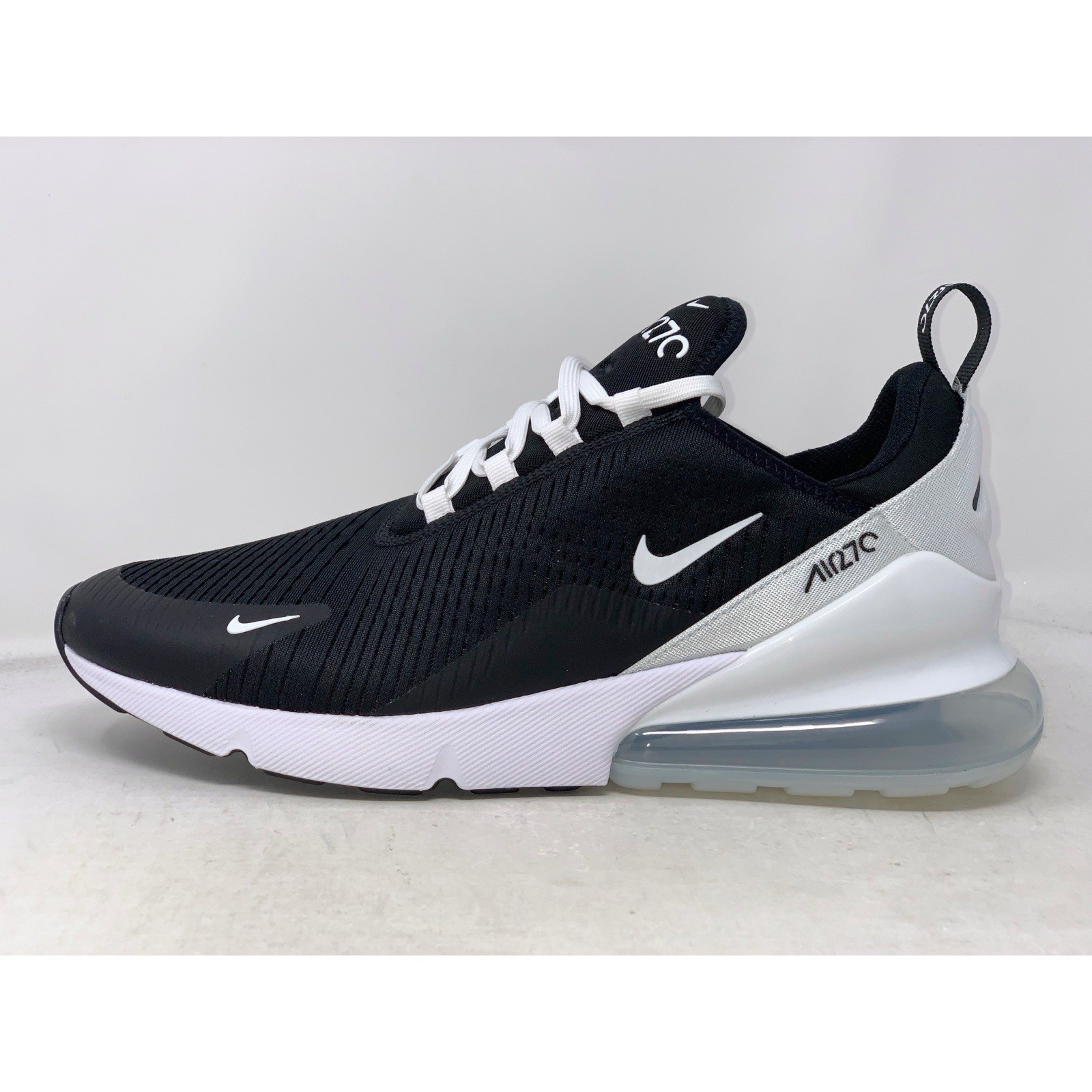 Nike Air Max 270 ‘Panda White’ Black Sneakers, Size 10.5 BNIB IQ8028-900 NBY