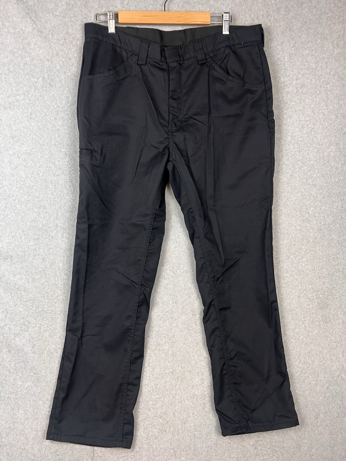 Red Kap PT20BK Men’s Industrial Black Pants Size 36-37 Stretch Waist