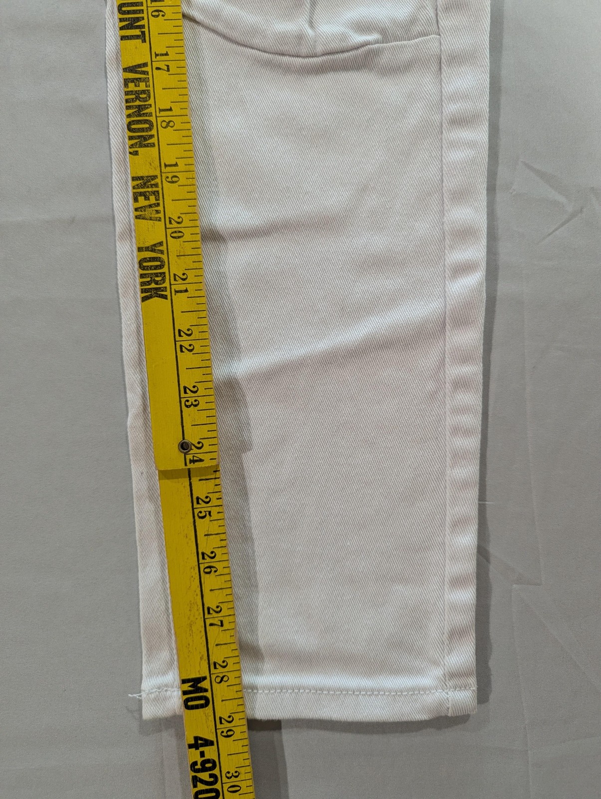 Encrypted Jeans Mens 32×30 White Skinny Slim Fit Moto Biker Stretch Denim