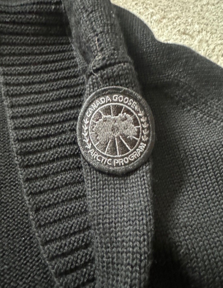 Canada Goose Black Label Cortina Cardigan Merino Wool