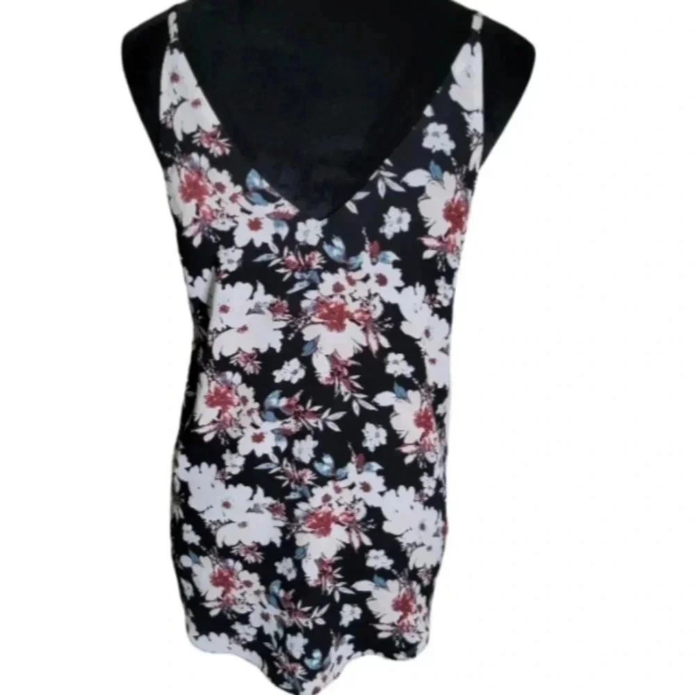 Kismet Floral Spaghetti Strap Tank Size S