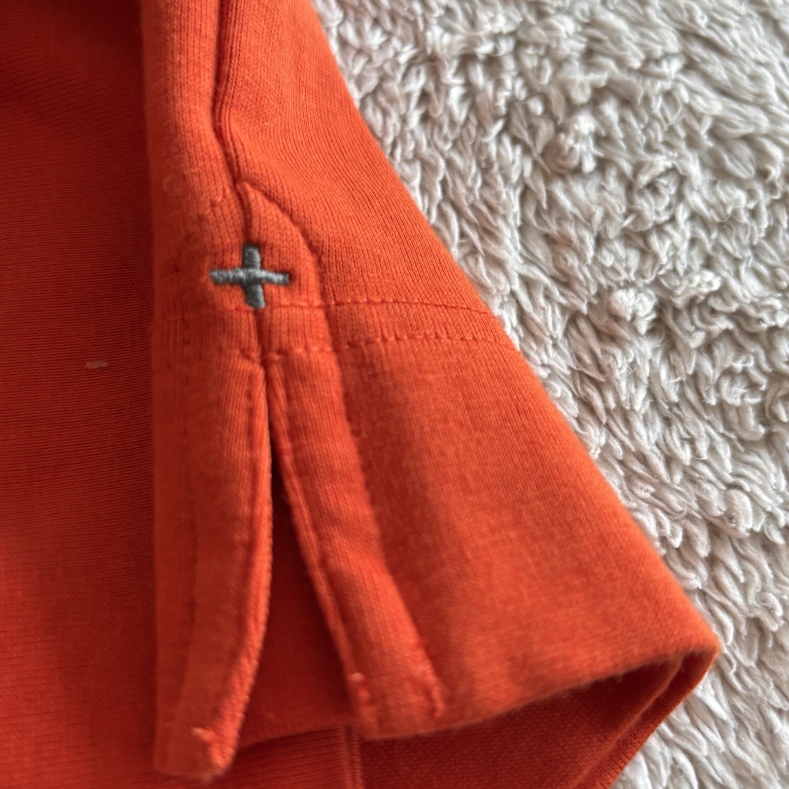 Victorinox Men Large Swiss Army Red Sweater 1/4 Zip Elbow Patch Cotton Blend NWT