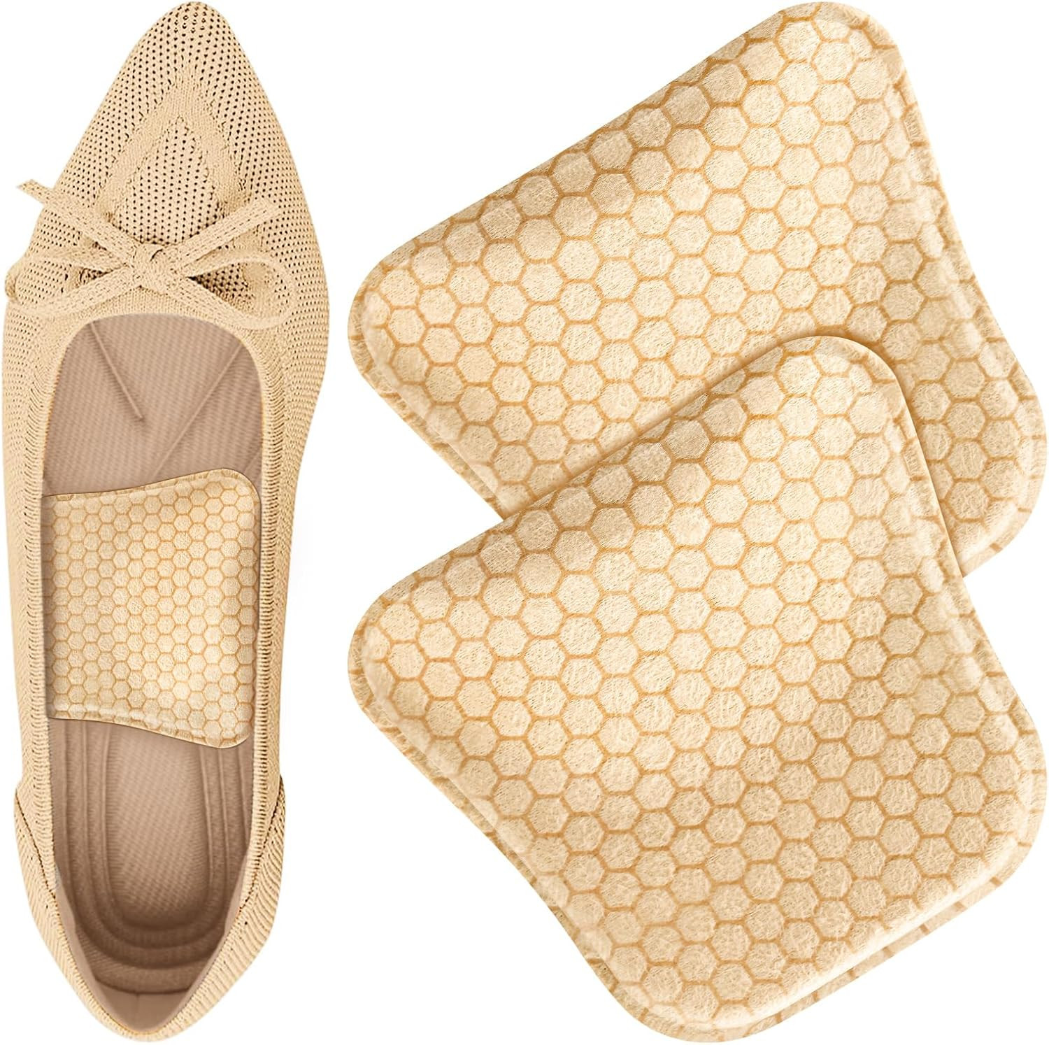 High Arch Support Inserts Women/Men, Flat Foot Arch Support Pads for Women, Reus