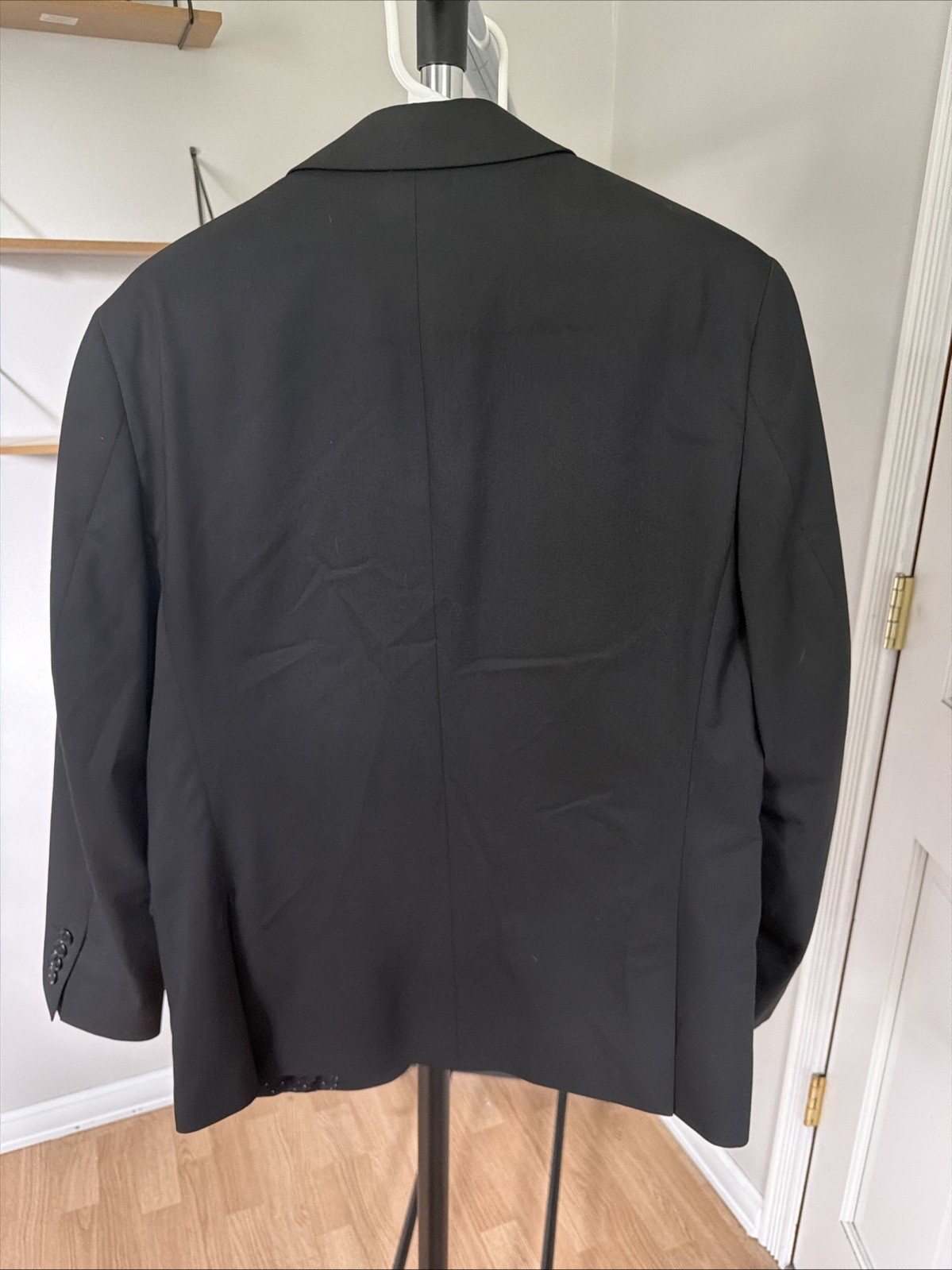 Men’s APT. 9 Premier Flex, Slim Fit, Size 40S Black Suit Jacket