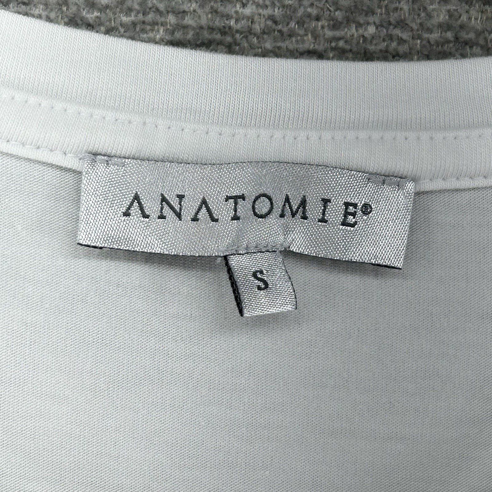 Anatomie Top Women Size Small White Casual Pima Cotton Summer