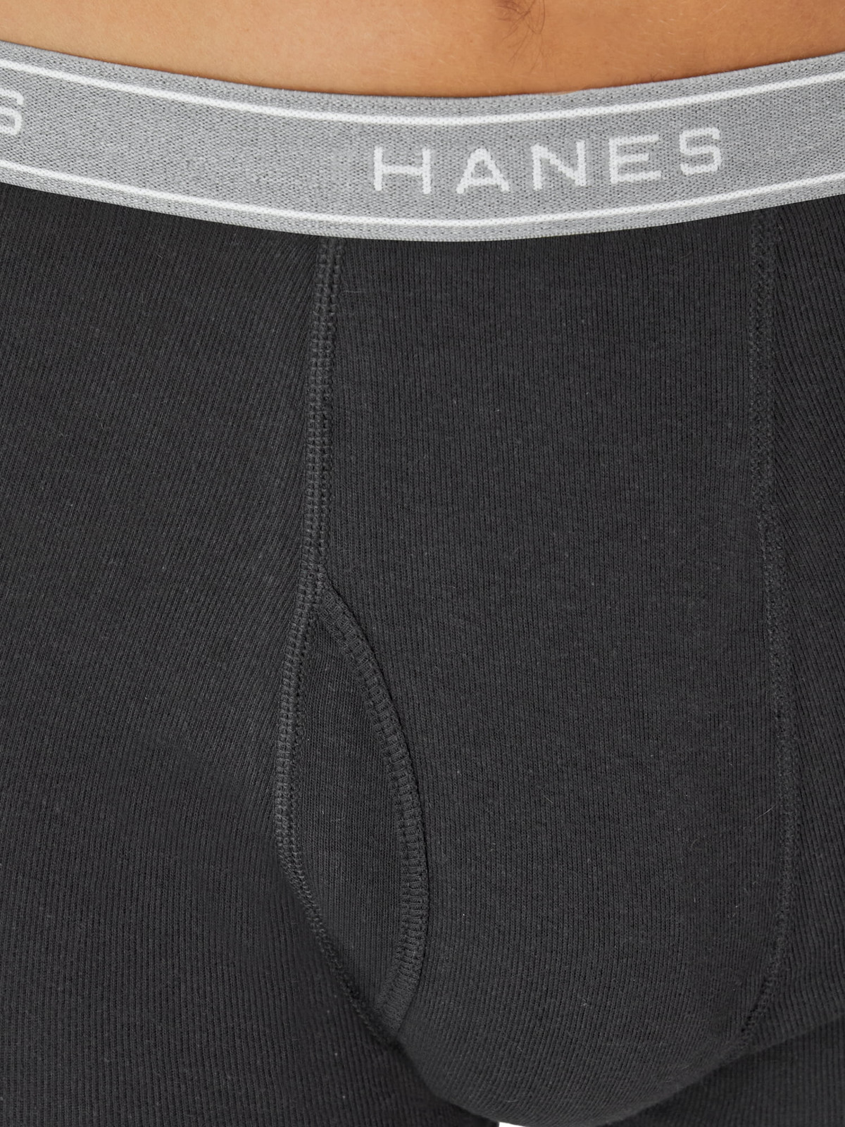 Men’S Super Value Pack Black/Grey Boxer Briefs, 10 Pack