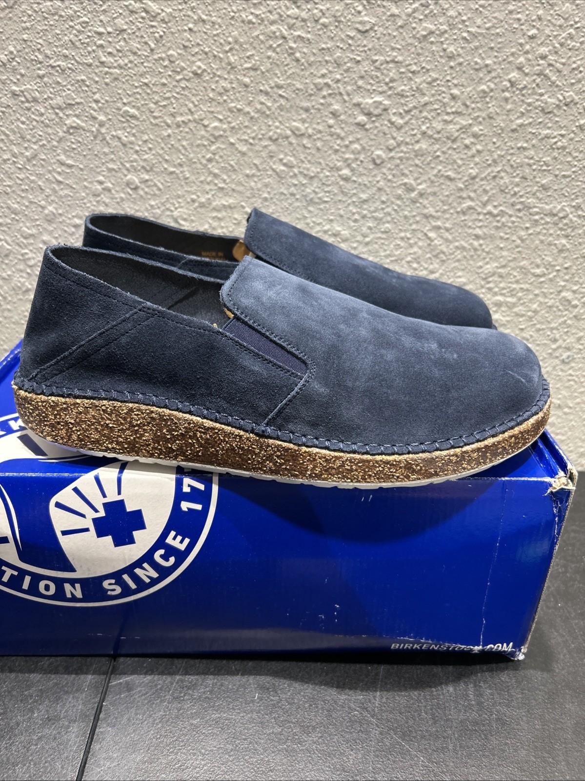 Birkenstock Callan Suede Navy EU 43 US M10 Mens