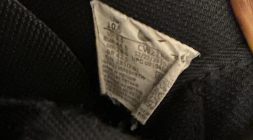 Nike Air Force 1 ’07 ‘Triple Black’ Retro Men’s Size 10.5 (CW2288-001) – EUC