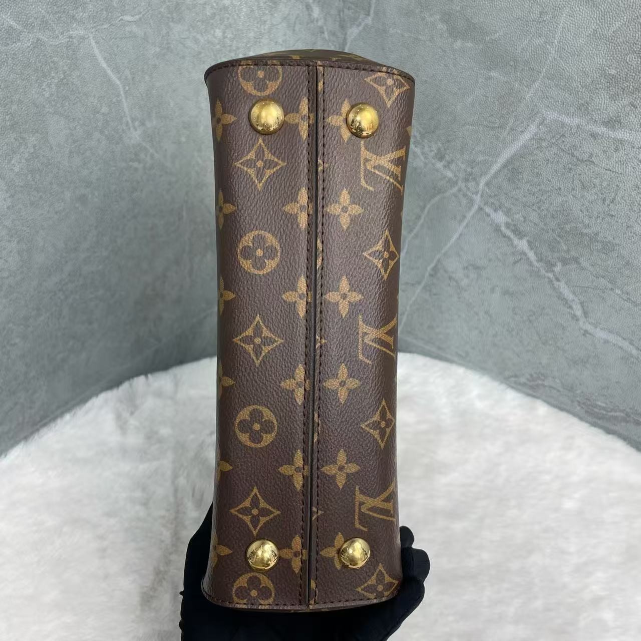 Louis Vuitton Cluny Top Handle Bag Monogram Canvas BB