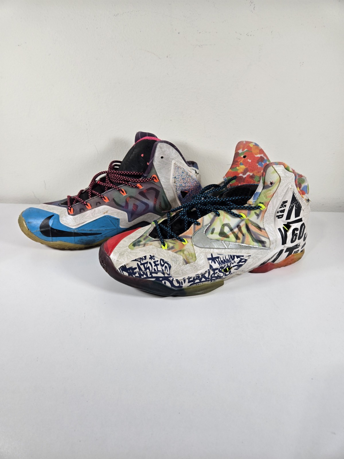 POOR CONDITION Size 11 Nike LeBron XI 11 Premium What The LeBron 650884400