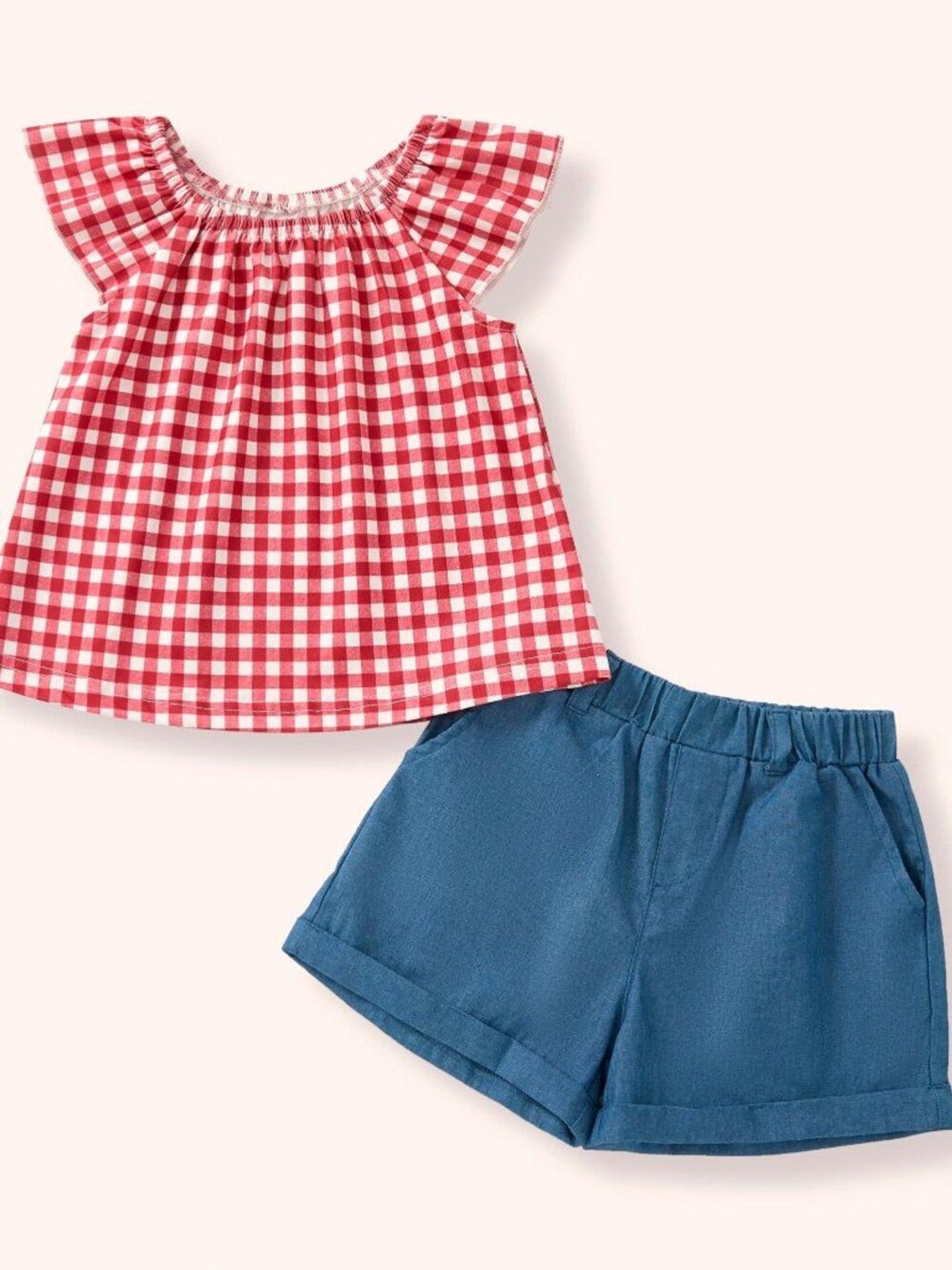 PETE + LUCY GINGHAM PICNIC SET SIZE 5