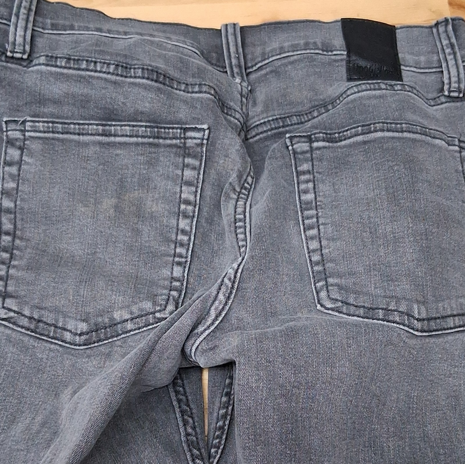 Goodfellow & Co Total Flex Skinny Gray Stretch Denim Jeans Pre-Owned