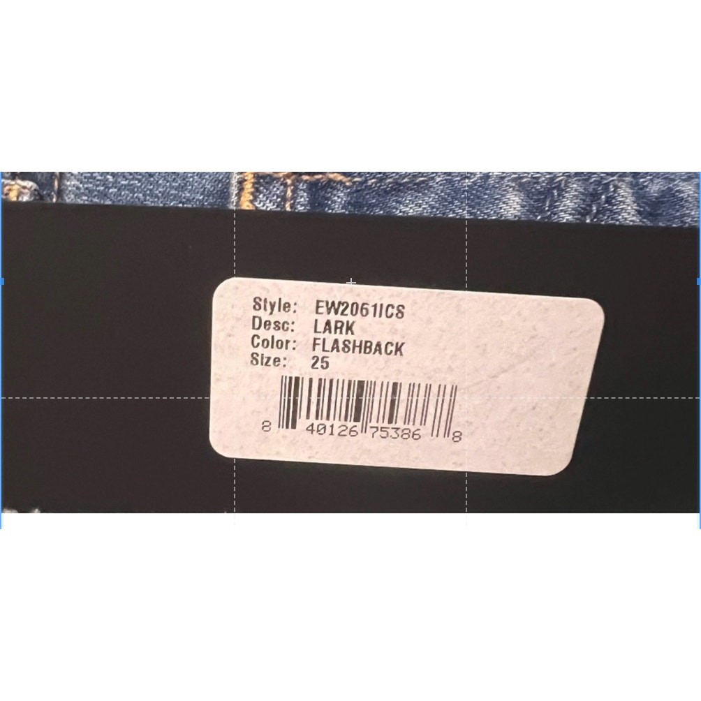 EDWIN USA Lark Mid Rise Bootcut Jeans Flashback Wash Women’s Y2K – Size 25 NWT